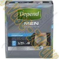 Depend Normal L/XL kalhotky navlékací pro muže 9 ks v balení   DEP 1983561