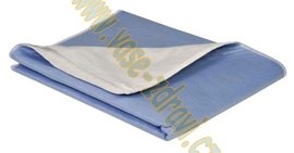 Abri Soft textilní podložka se záložkami 75x85cm