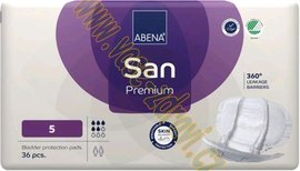Abena San Premium 5 inkontinenn vlon pleny 36 ks v balen