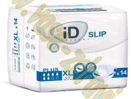 iD Slip X-Large Plus prodyšné plenkové kalhotky zalepovací 14 ks v balení   ID 5630460140