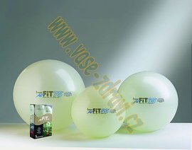 Ledragomma HI-FIT MAXAFE 65cm míč na cvičení v bílé perleťové barvě