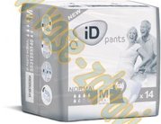 iD Pants Medium Normal plenkové kalhotky navlékací 14 ks v balení   ID 5531255149