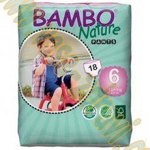 Bambo nature tréninkové kalhotky XL 18-30 kg 18 ks v balení ABE 310139