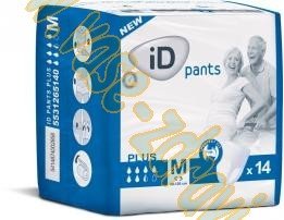 iD Pants Medium Plus plenkové kalhotky navlékací 14 ks v balení   ID 5531265140